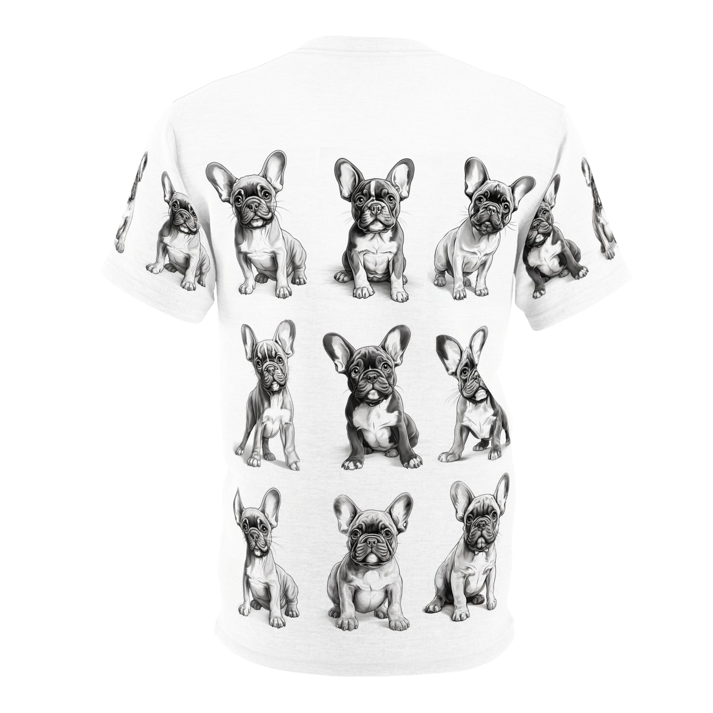 French Bulldog All Over Print Tee - Unleash Your Style - Unisex Cut & Sew Tee (AOP)