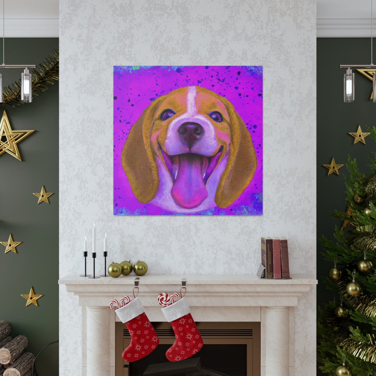 Prince Arturius the Magnificent - Beagle Puppy - Canvas