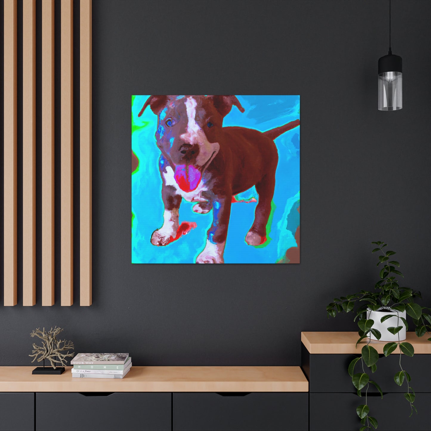 Rivana Von Rothshausen - Pitbull Puppy - Canvas