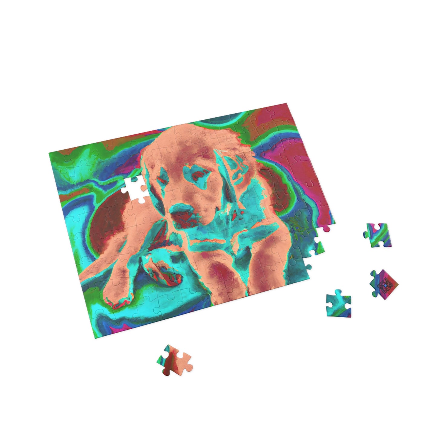 Aurélie Exploration. - Golden Retriever Puppy - Puzzle