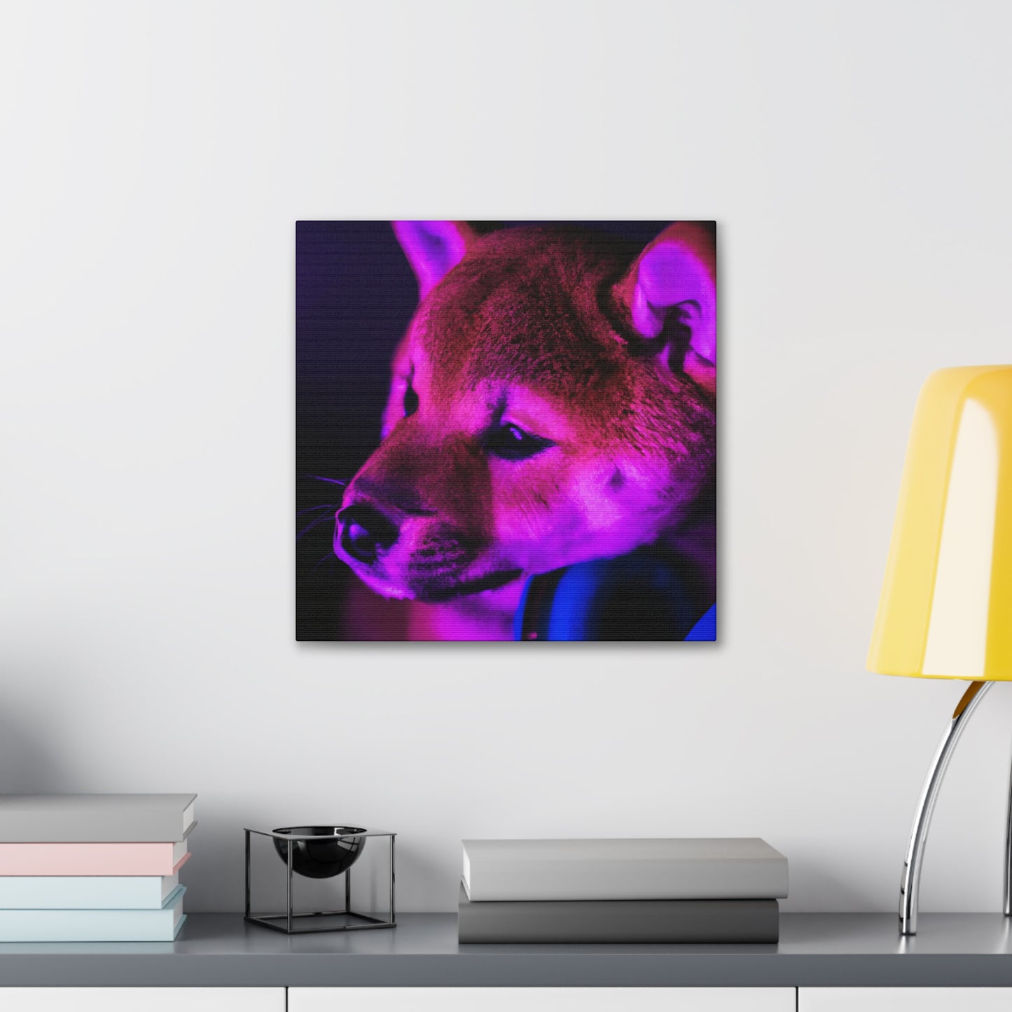 Lingzi Xie - Shiba Inu - Canvas