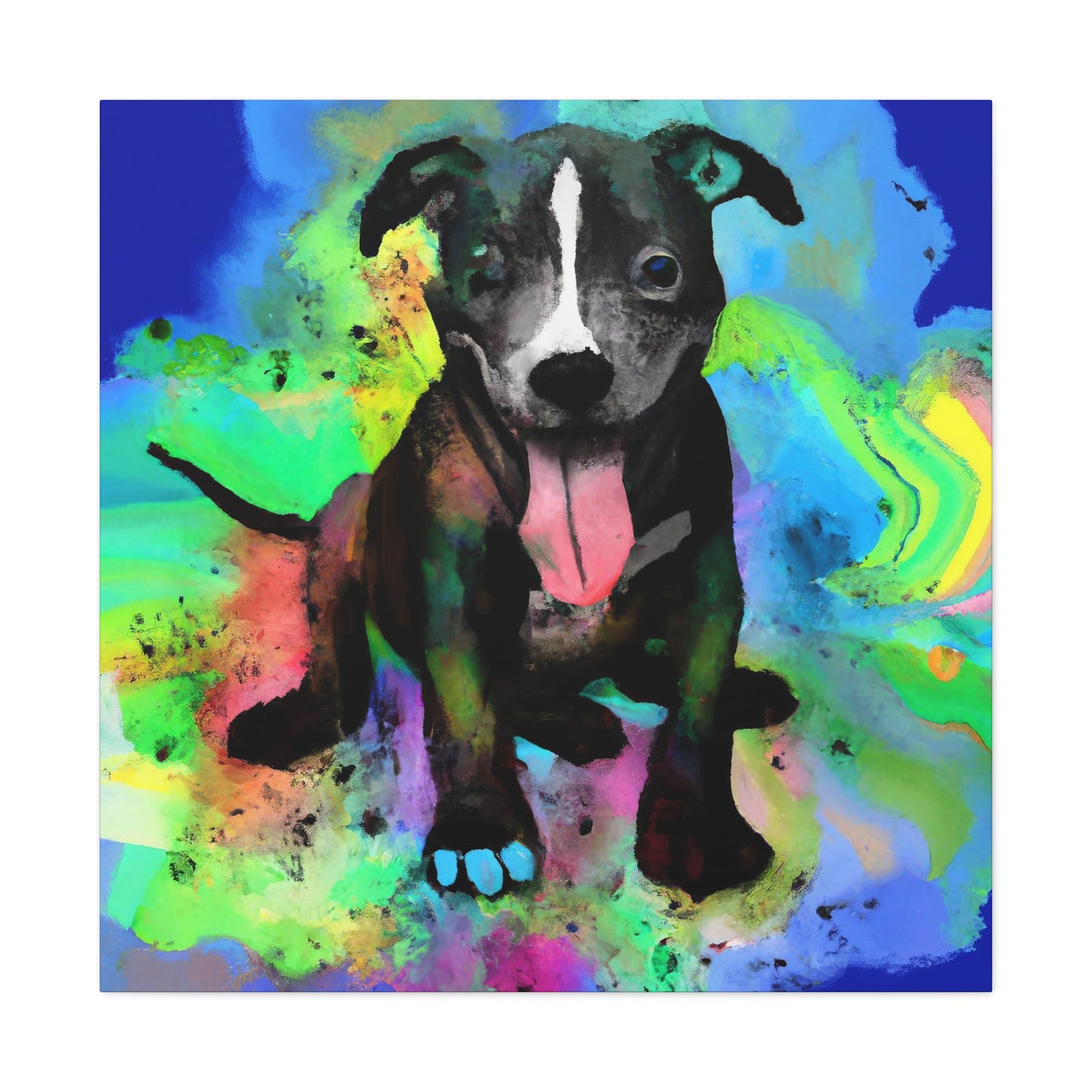 Isamon Emperius - Pitbull Puppy - Canvas