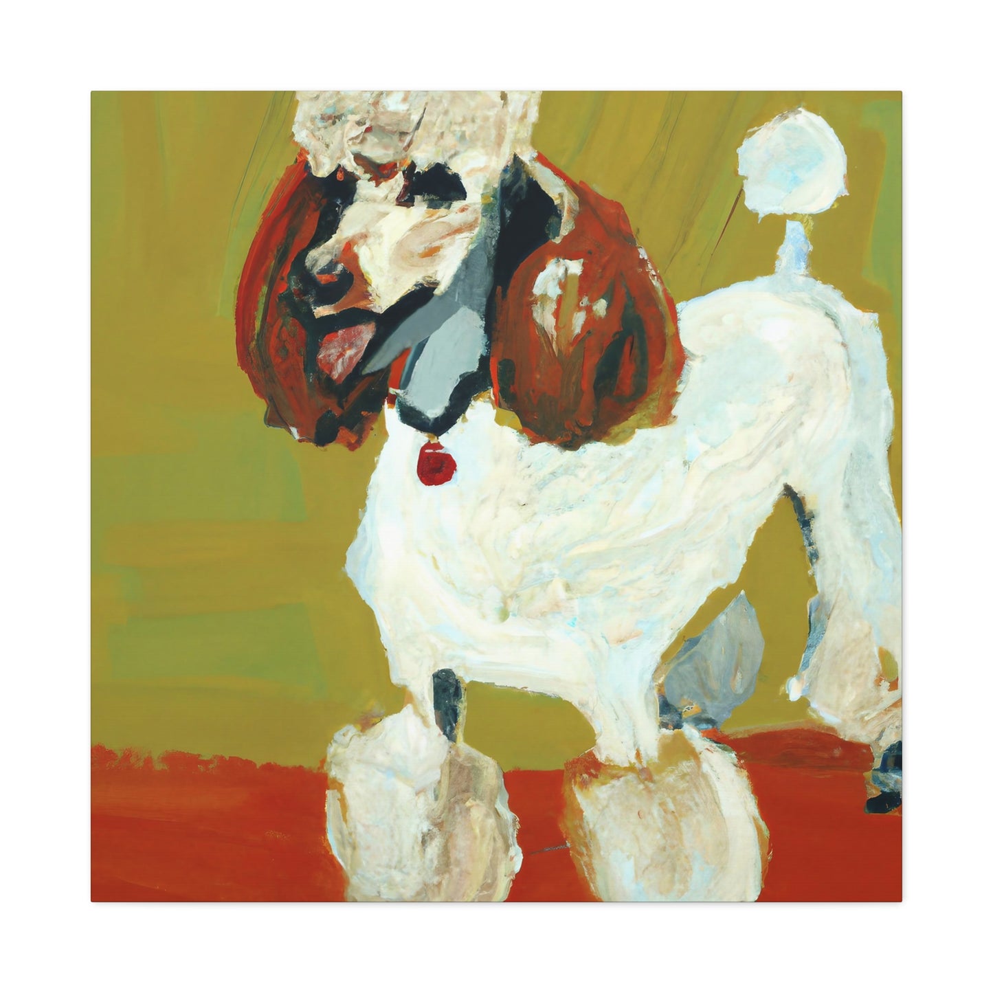 Gwendolyn de Amberley - Poodle - Canvas