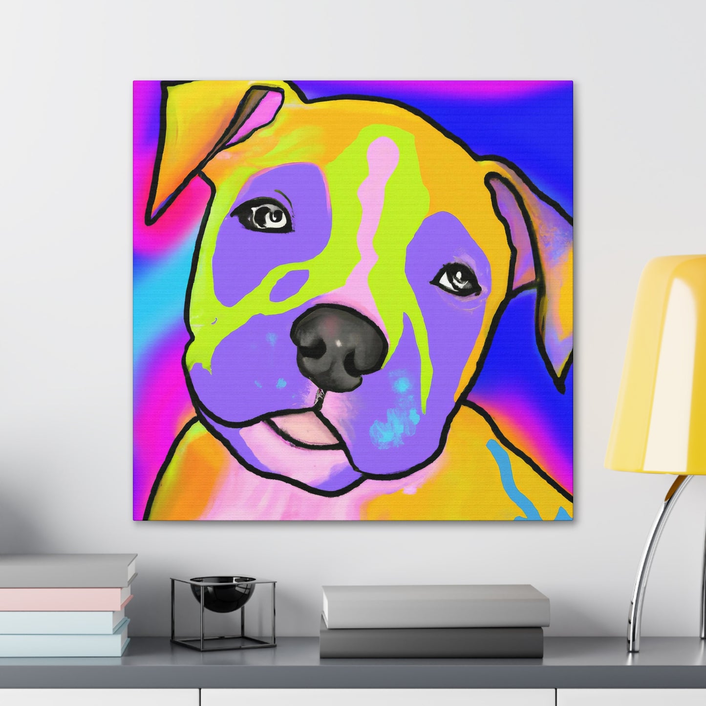 Rembrandt de Couronne - Pitbull Puppy - Canvas