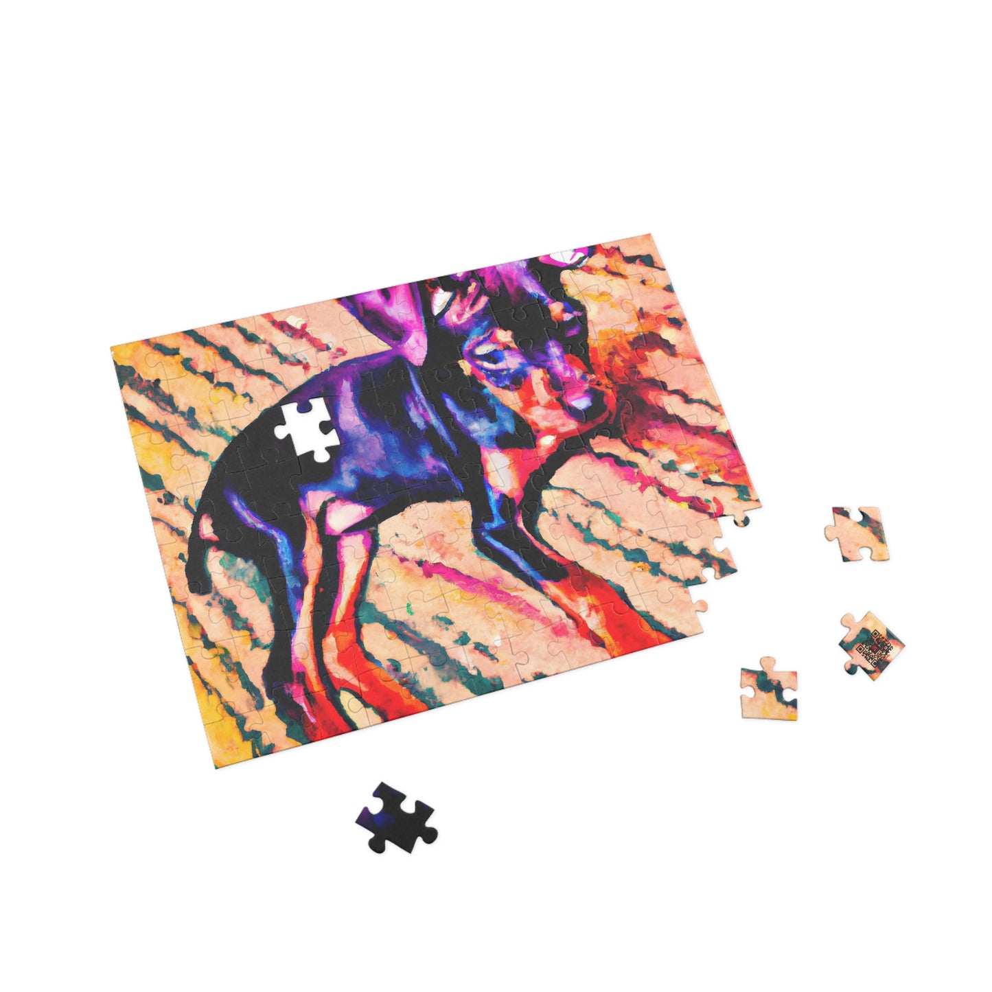 Jacques Charabonnet - Miniature Pinscher Puppy - Puzzle
