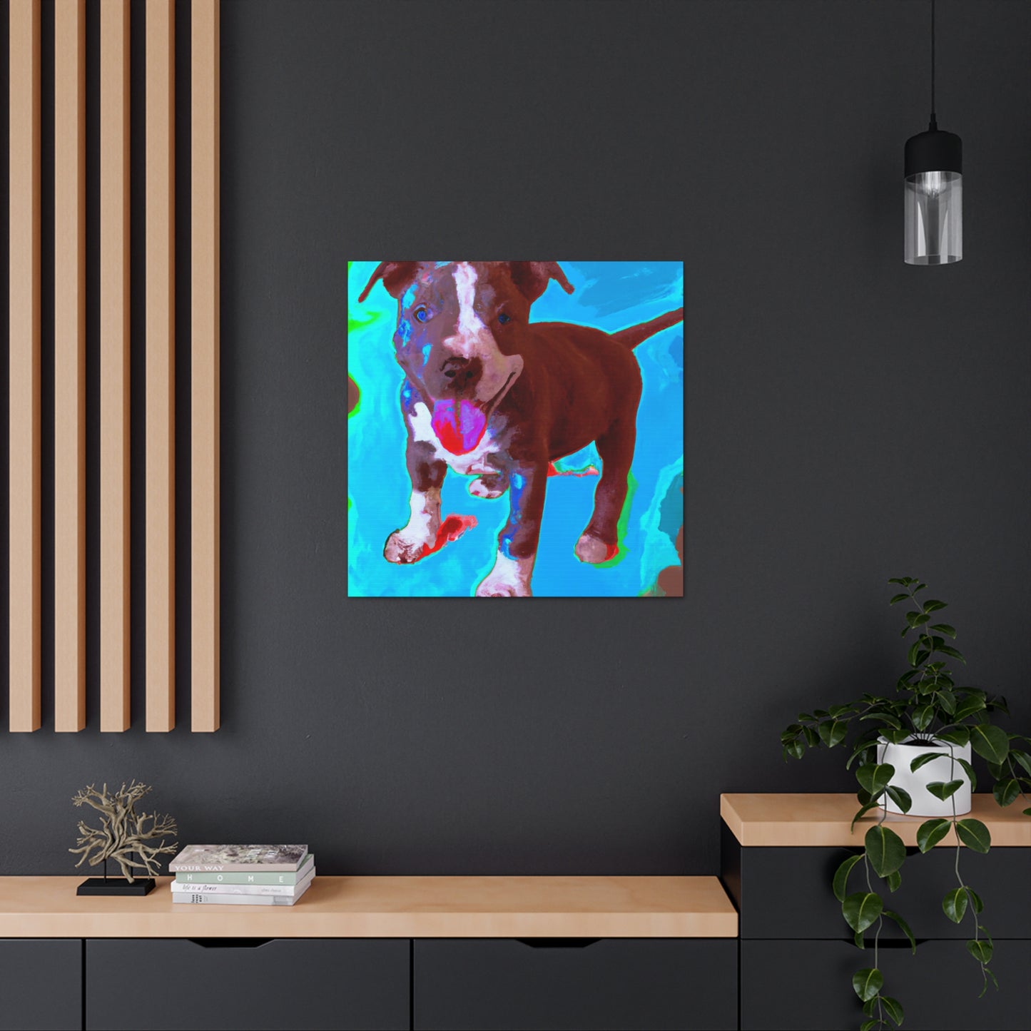 Rivana Von Rothshausen - Pitbull Puppy - Canvas