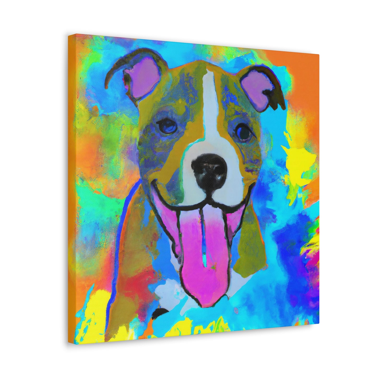 The Royal Painter - Lady Augusta Sommerset - Pitbull Puppy - Canvas