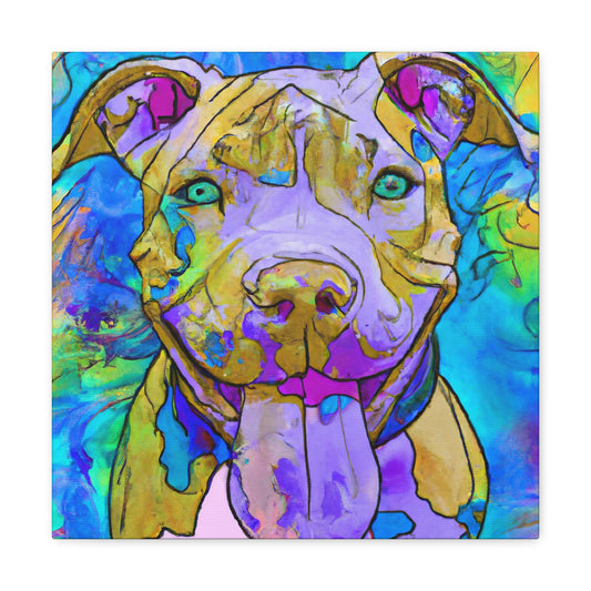 Princella of Grantham - Pitbull Puppy - Canvas