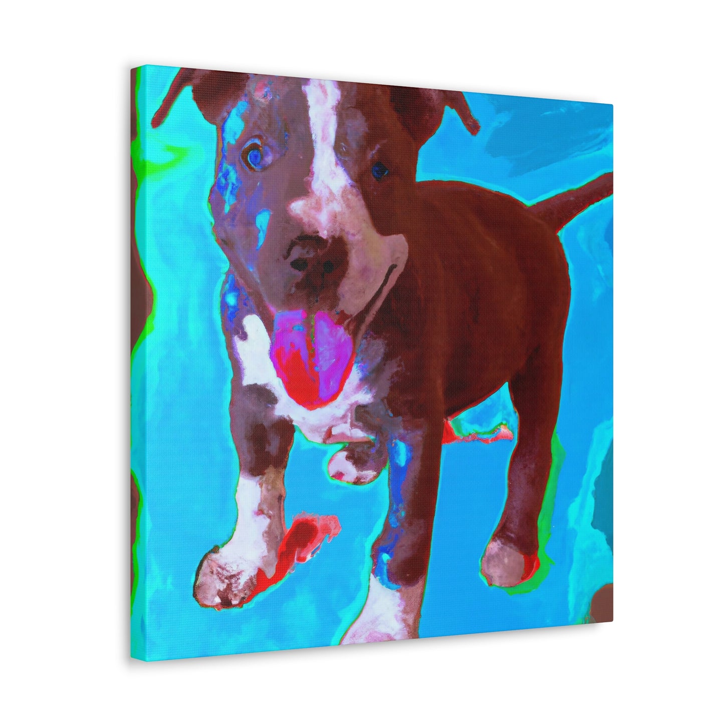 Rivana Von Rothshausen - Pitbull Puppy - Canvas