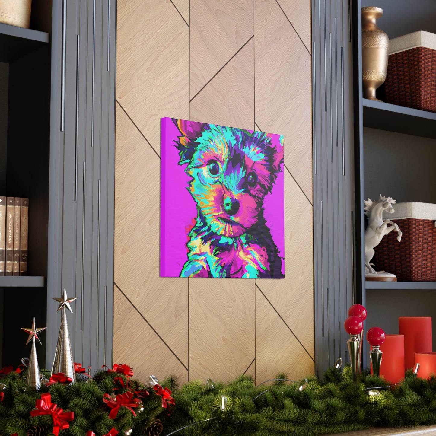 Eutivicious Vinteros - Yorkie Puppy - Canvas