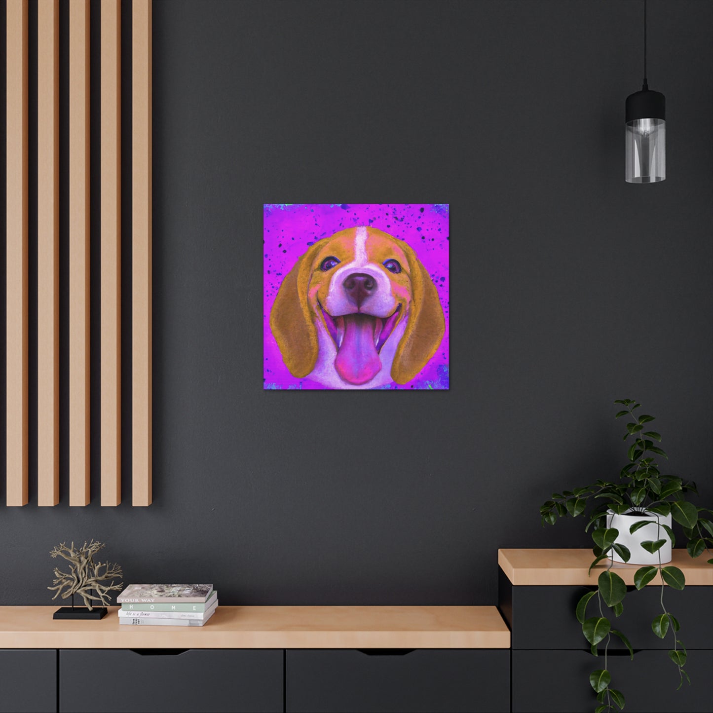 Prince Arturius the Magnificent - Beagle Puppy - Canvas