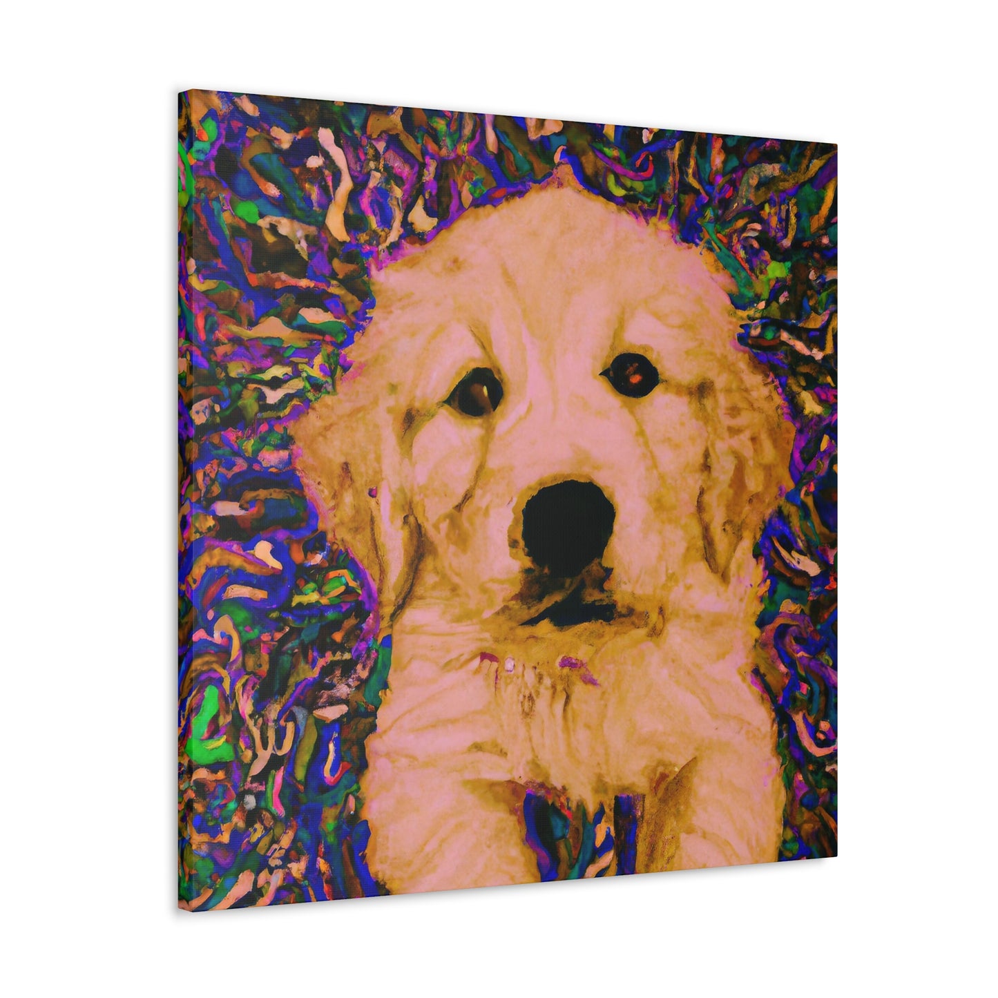 Countess Eleonore Magnificento - Golden Retriever Puppy - Canvas