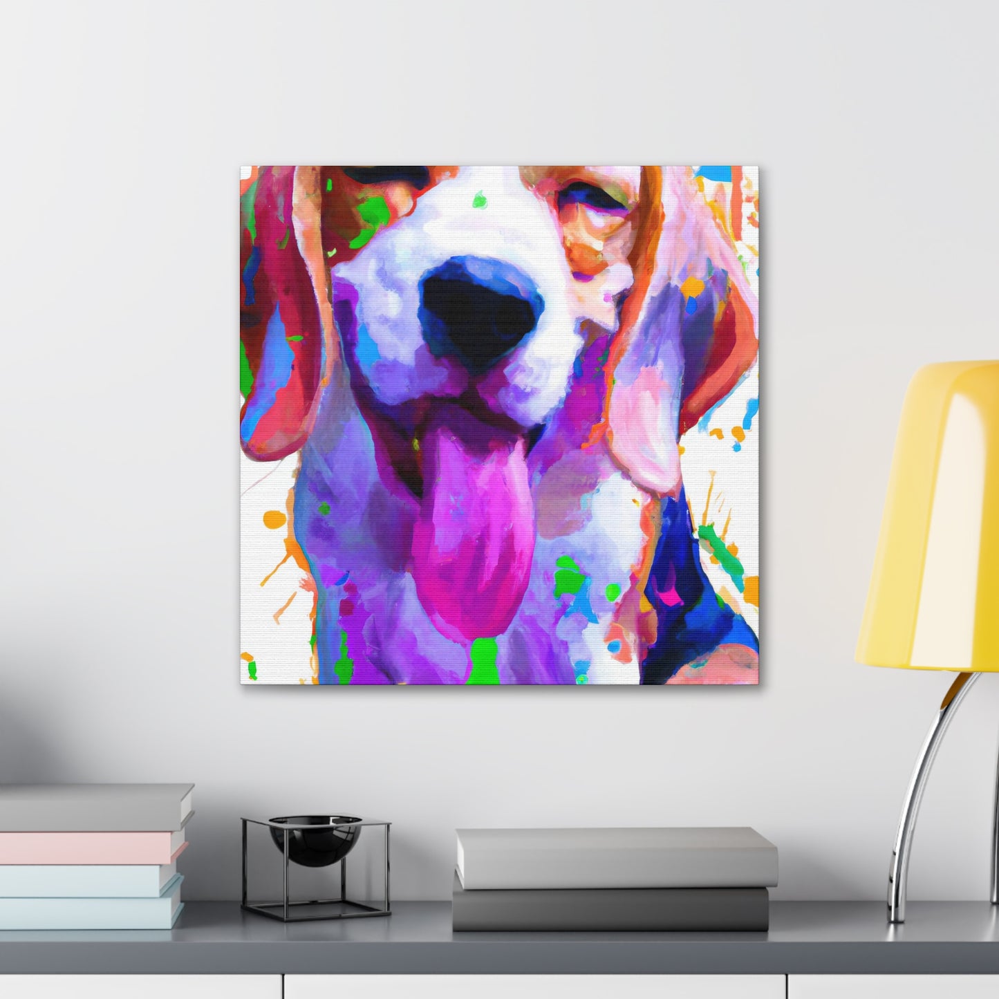 Royal Queenston de LaFayette - Beagle Puppy - Canvas