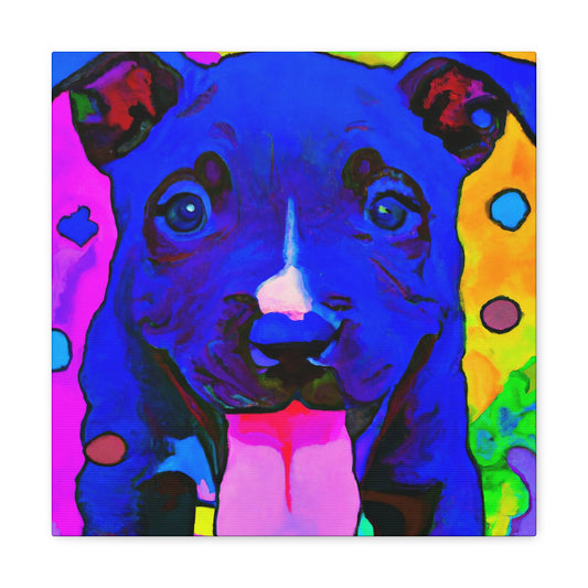 Countess Artemesia Bedfordia - Pitbull Puppy - Canvas