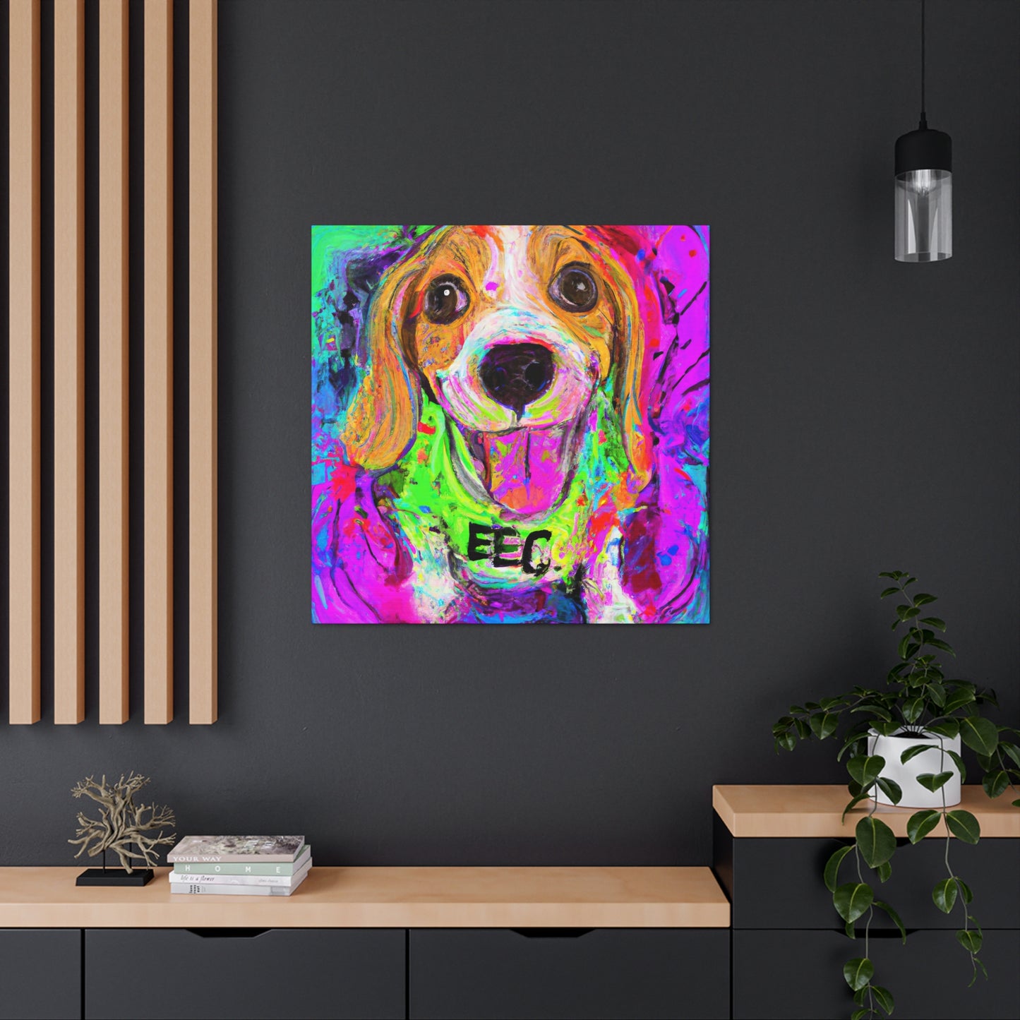 Skullianne de Belgarde - Beagle Puppy - Canvas