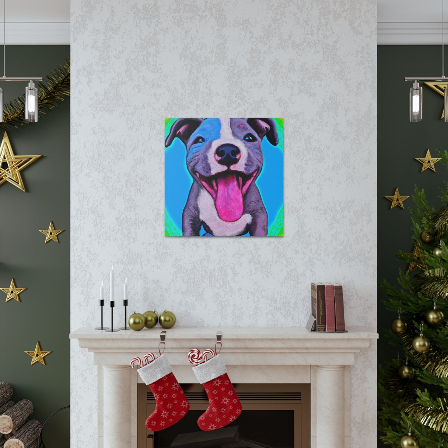 Celestina Elsanna de Veniela - Pitbull Puppy - Canvas