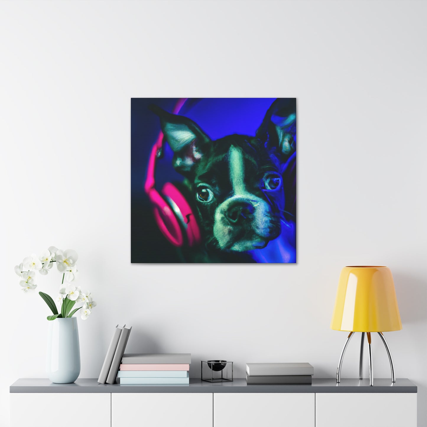 Countess Lorelai Augusta of Boston - Boston Terrier - Canvas