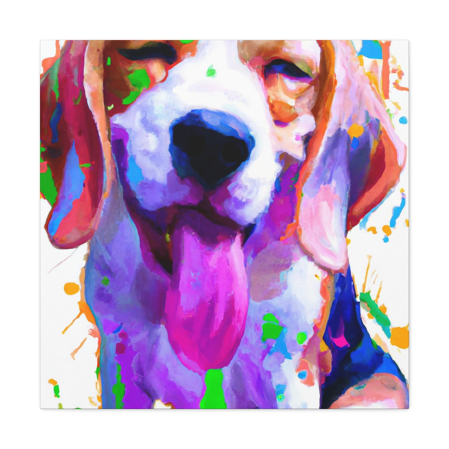 Royal Queenston de LaFayette - Beagle Puppy - Canvas