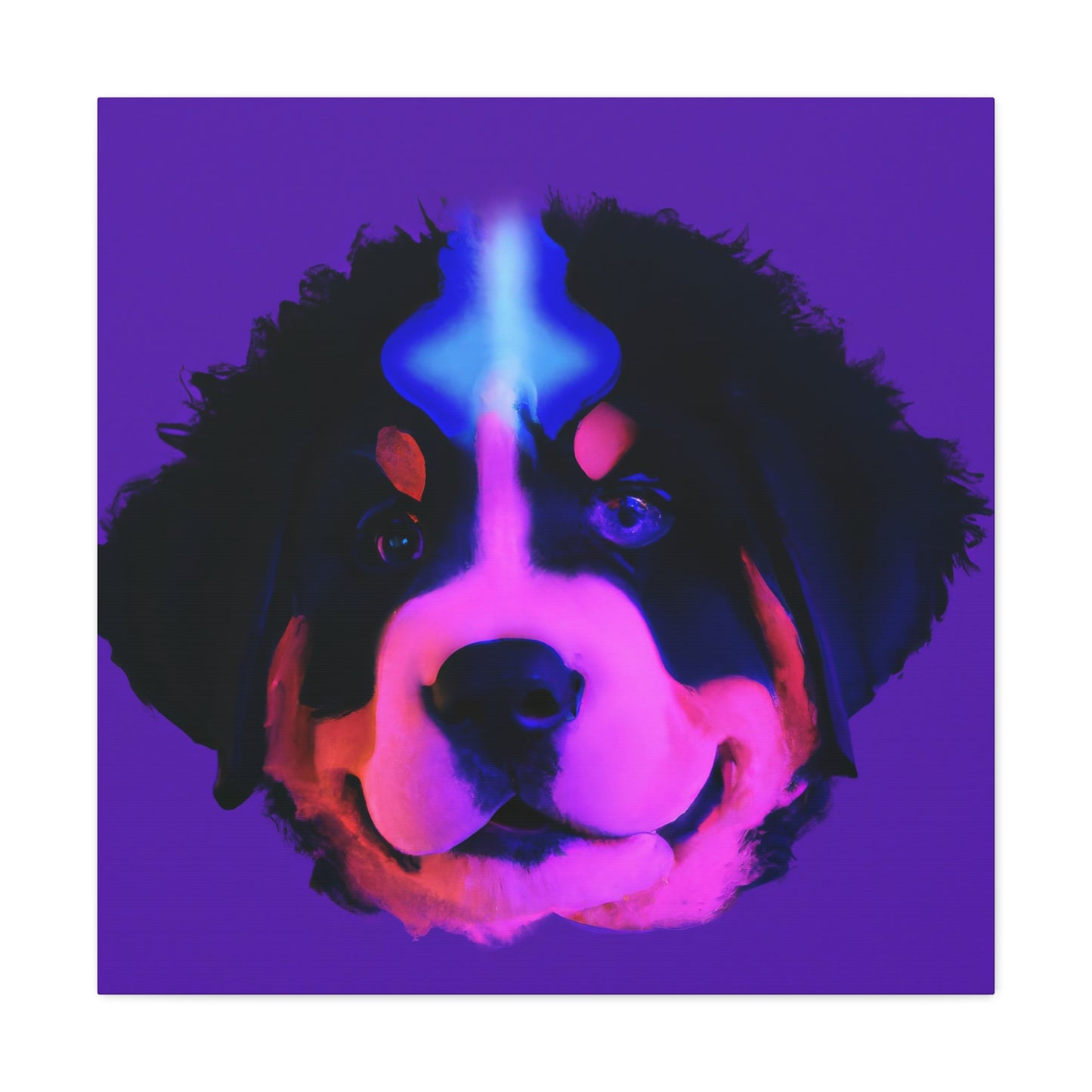 Countess Astrid von Basel - Bernese Mountain Dog - Canvas