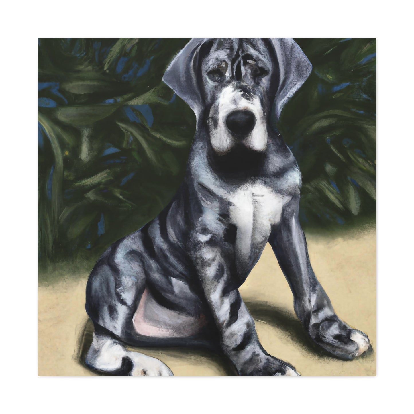 Dame Agneta de Valois - Great Dane - Canvas