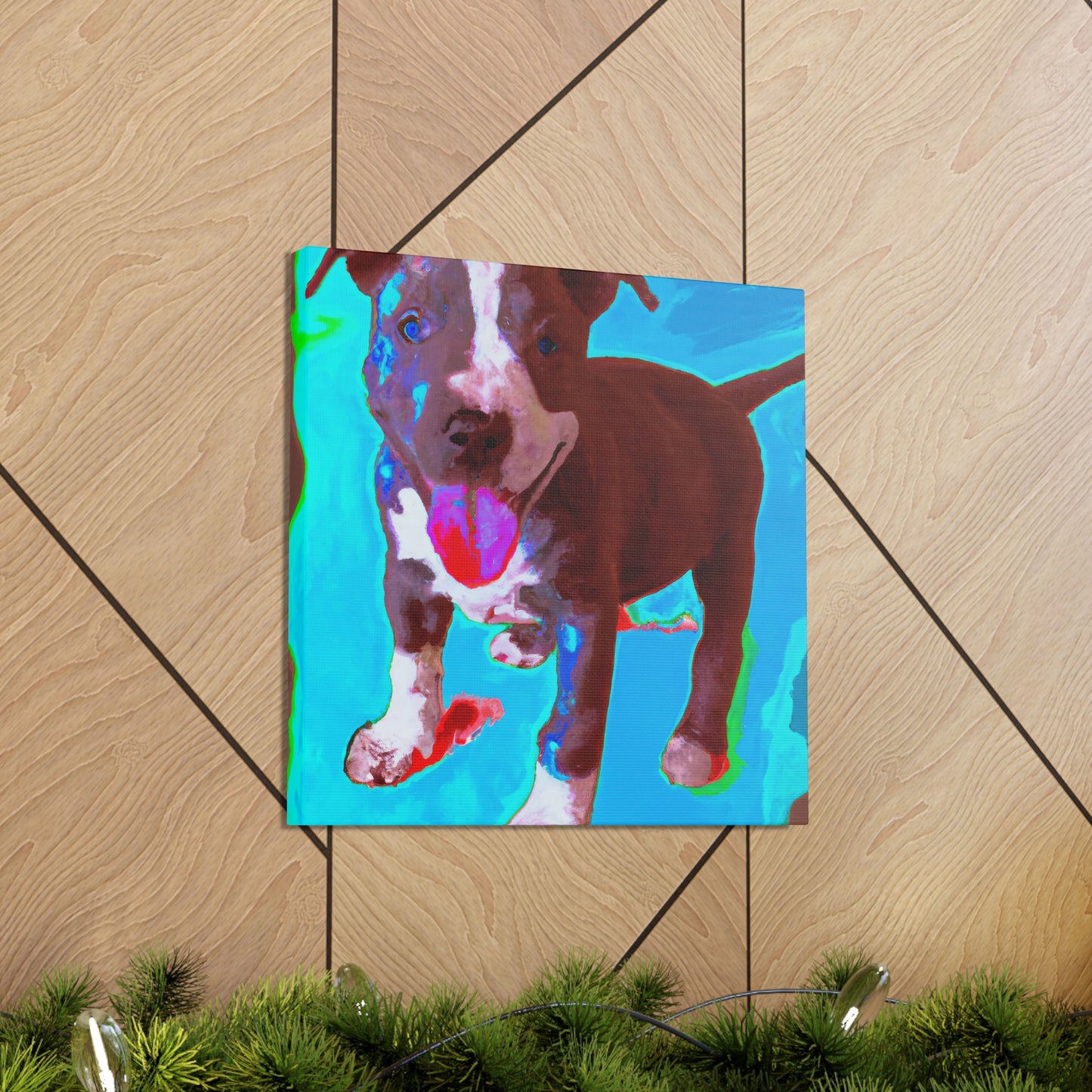 Rivana Von Rothshausen - Pitbull Puppy - Canvas