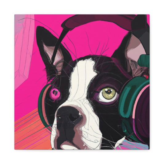 Countess Abigail Amethyst Parmelee of Boston. - Boston Terrier - Canvas