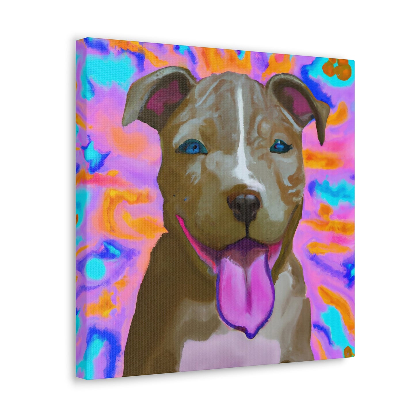 Prince/Princess Castellano of Italy - Pitbull Puppy - Canvas