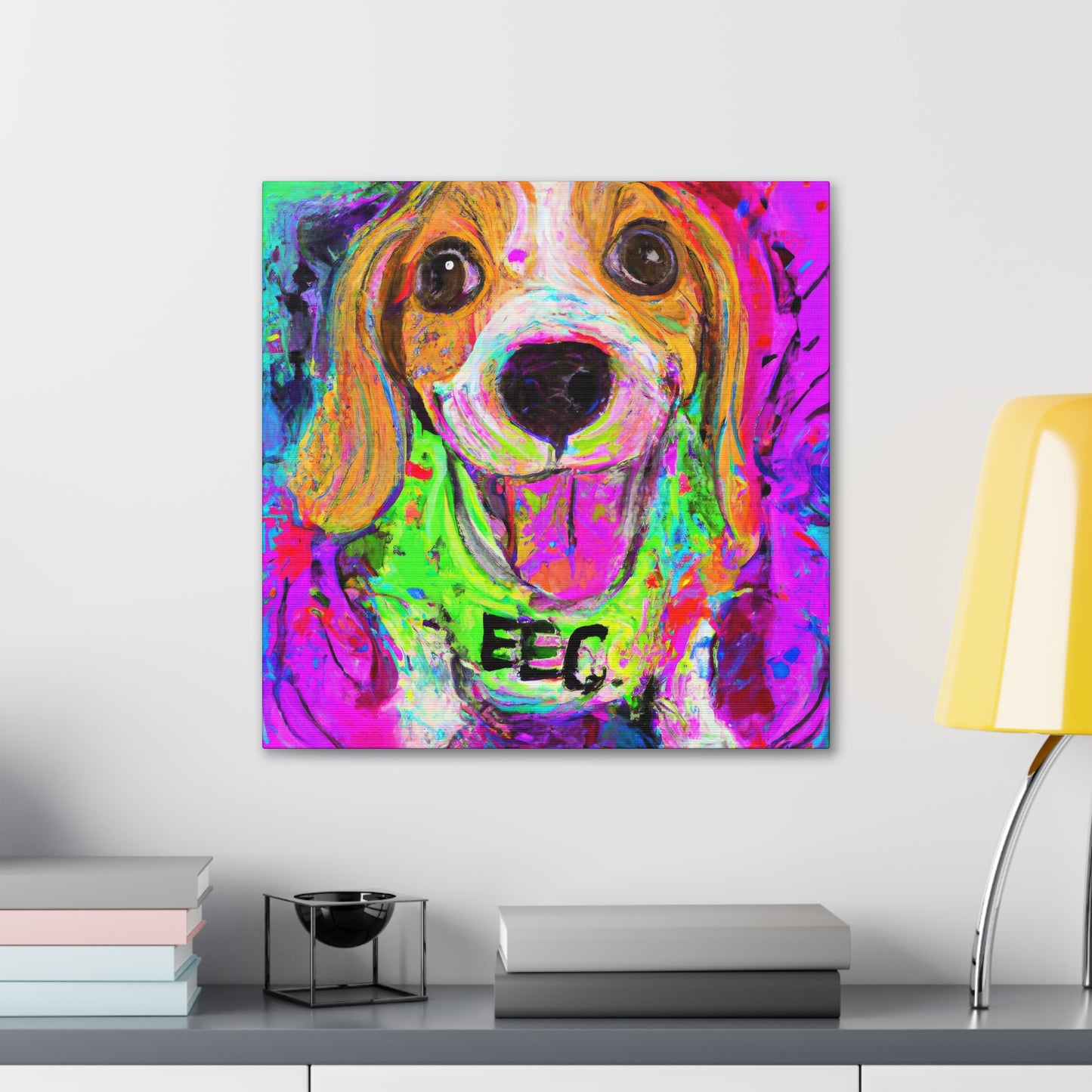 Skullianne de Belgarde - Beagle Puppy - Canvas