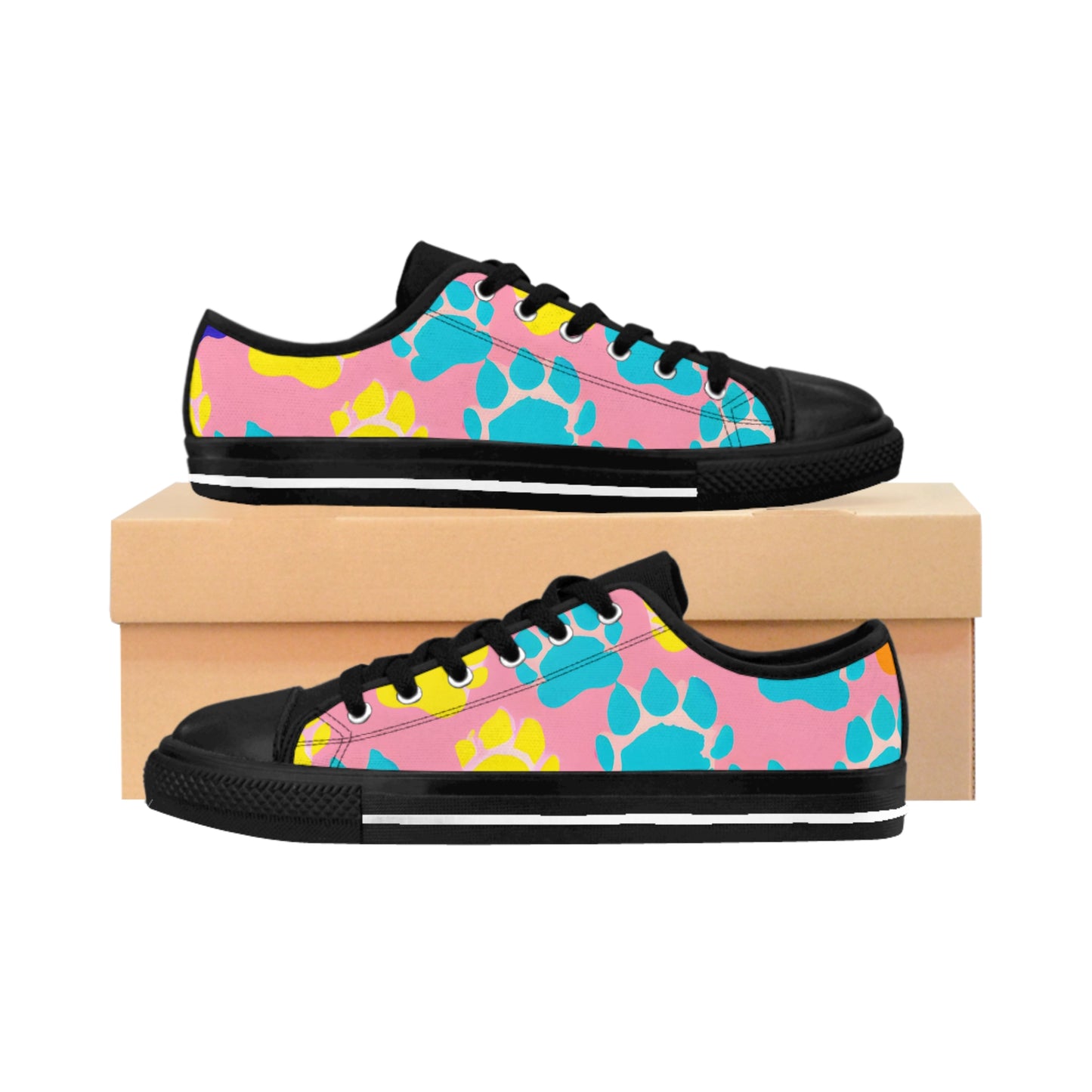 Faylla D'Orsay - Paw Print - Low-Top