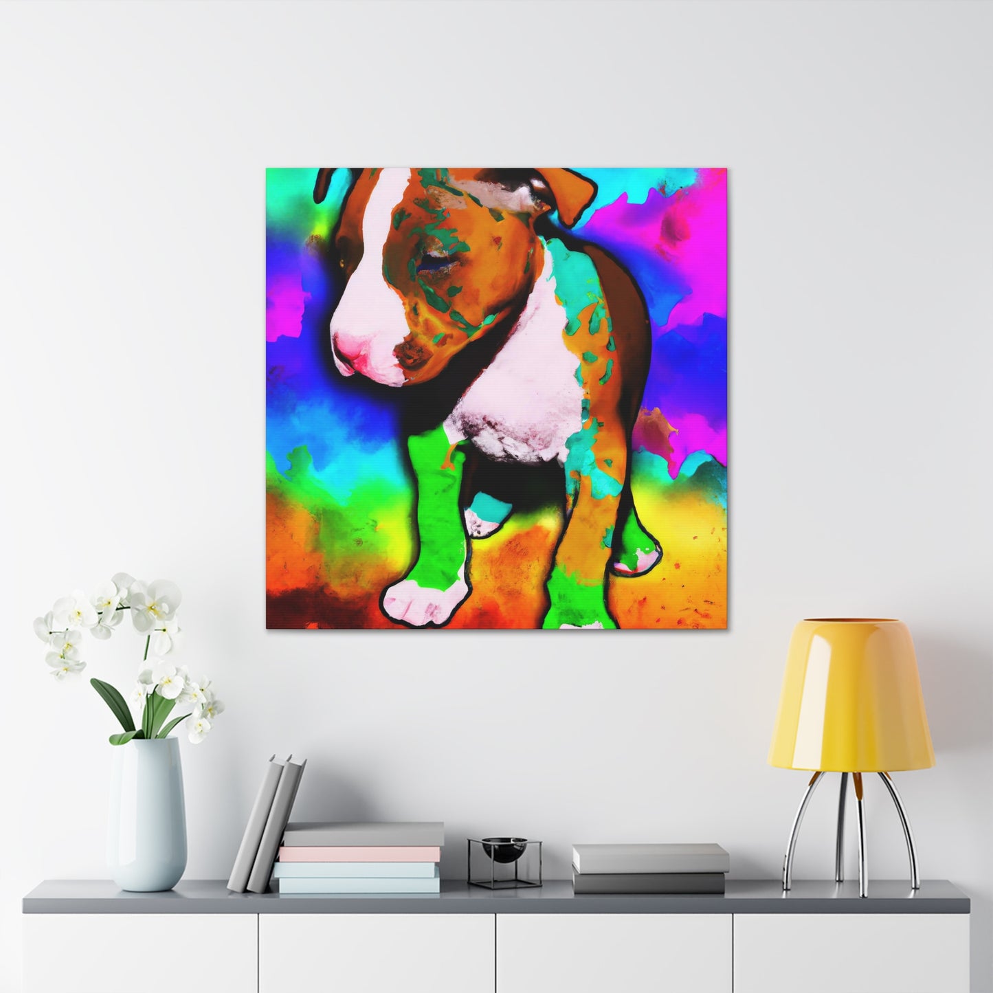 Agostina di Grandì - Pitbull Puppy - Canvas