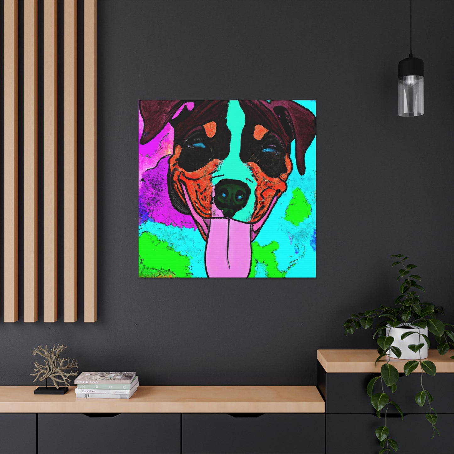 Gwendolyn de LaVallee - Pitbull Puppy - Canvas