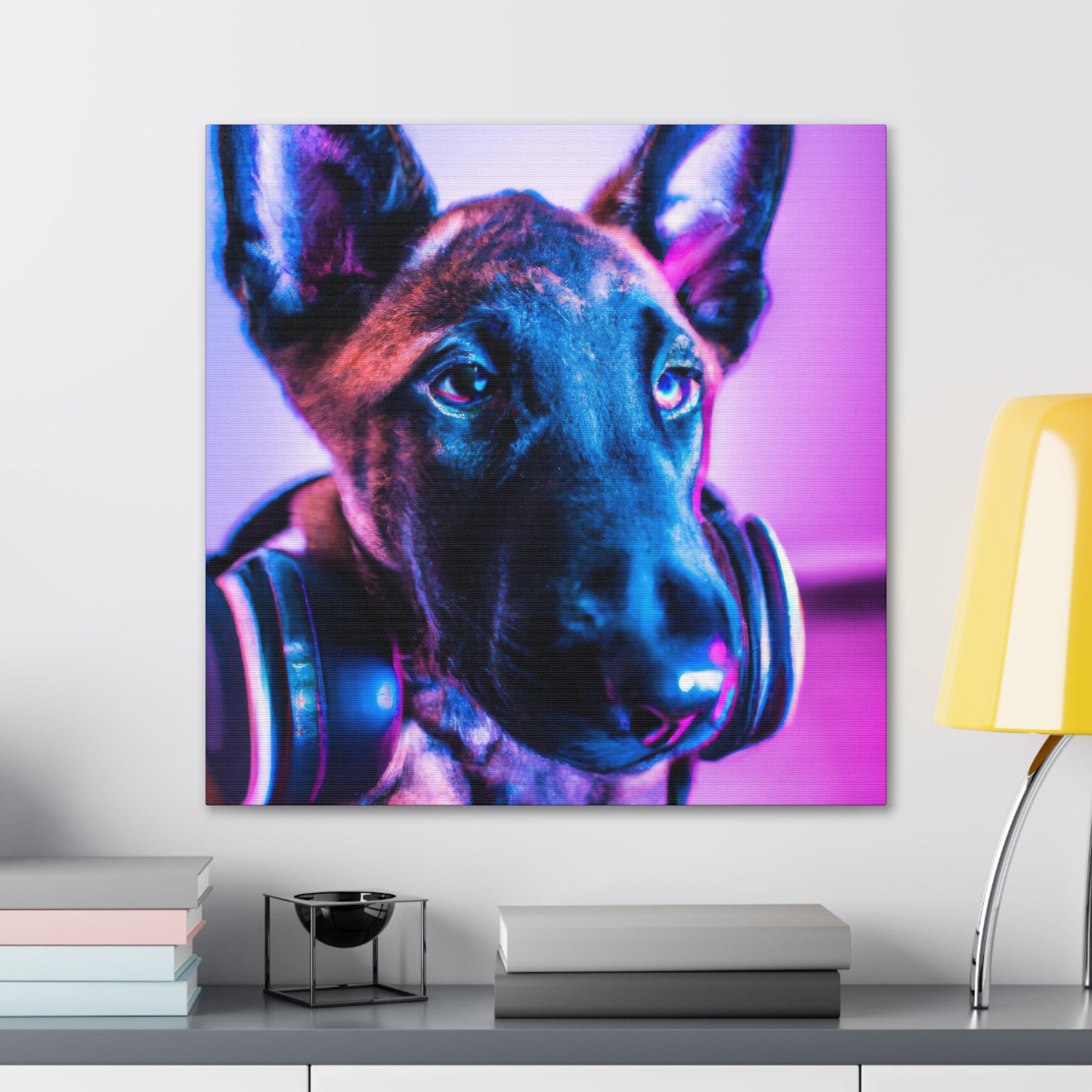 Konstantyne deBrynn, Master of Flemish Realism - Belgian Malinois - Canvas