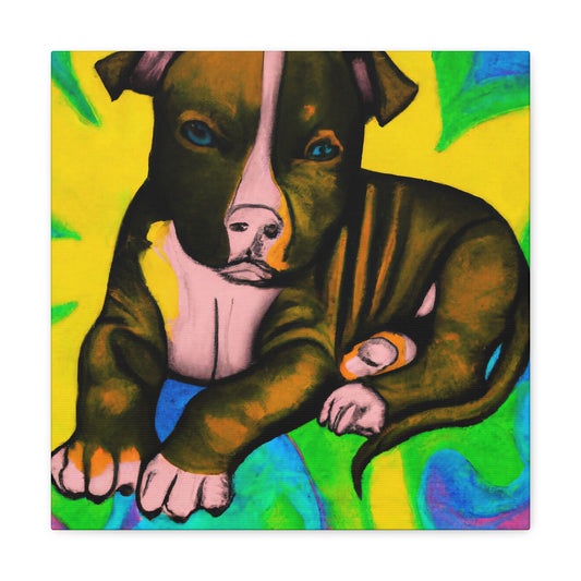 Sirius Royalstone - Pitbull Puppy - Canvas