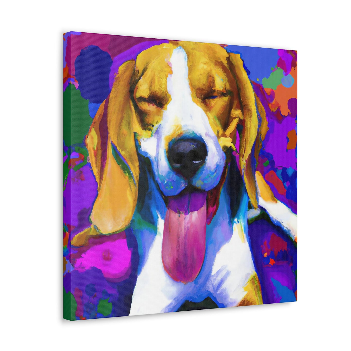 Gwendolynne the Noble Artist - Beagle Puppy - Canvas