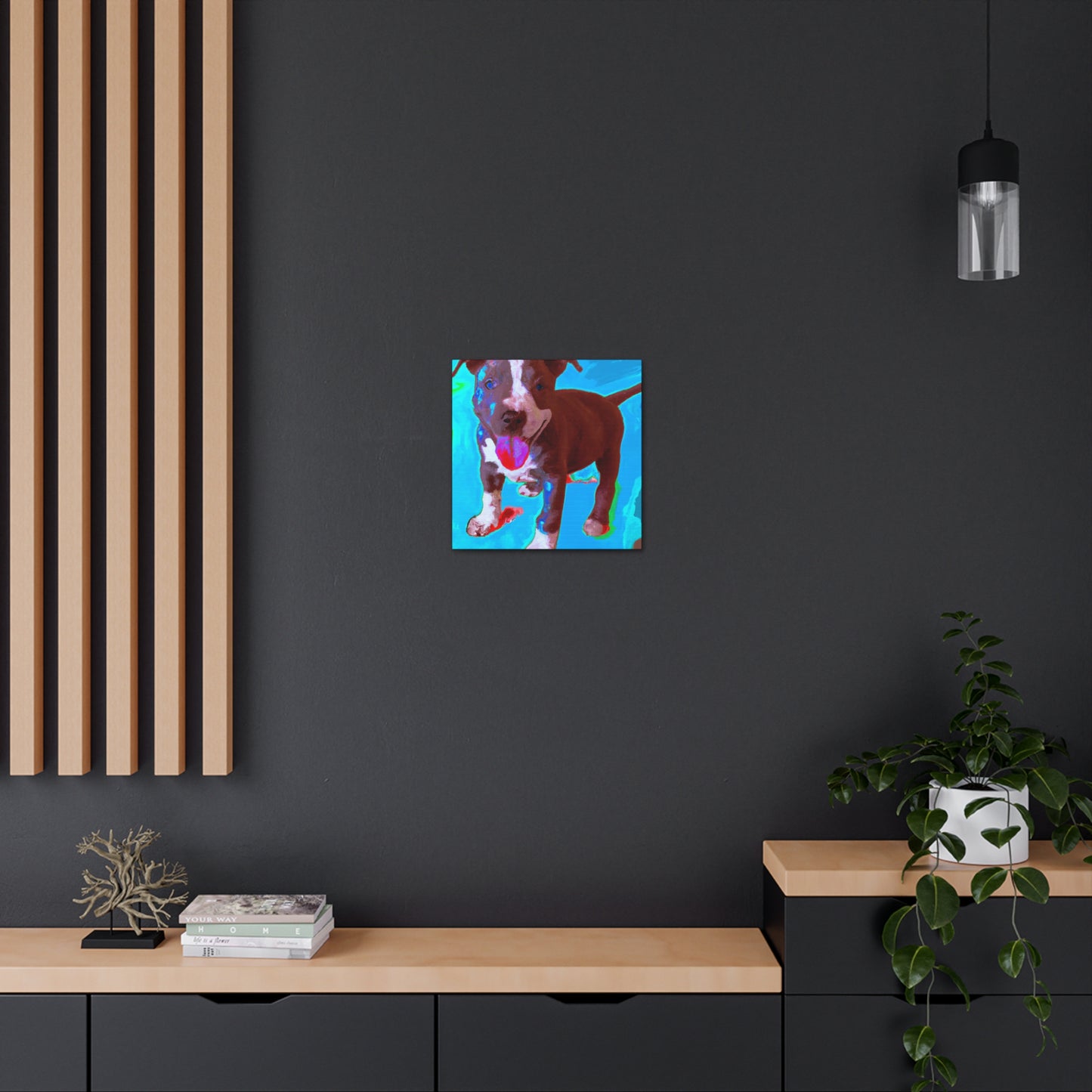 Rivana Von Rothshausen - Pitbull Puppy - Canvas