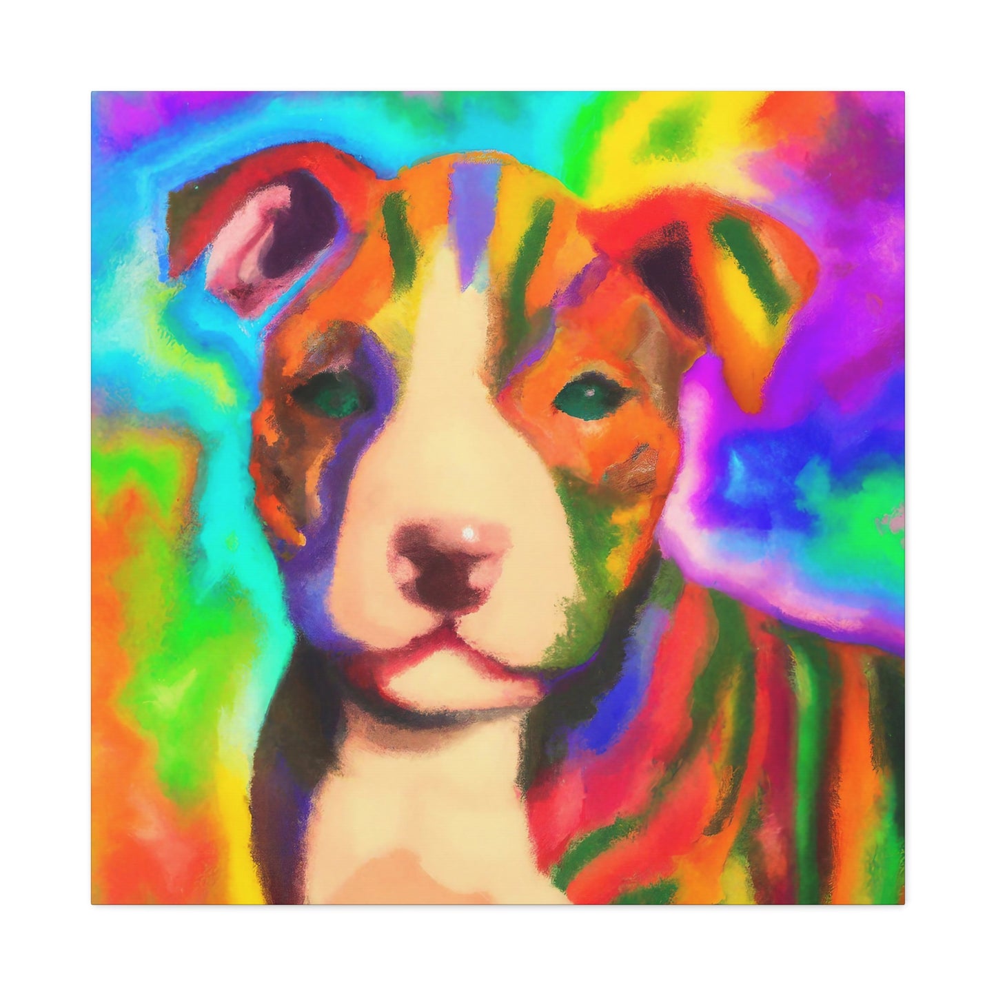 Countess Aurora Delacroix - Pitbull Puppy - Canvas