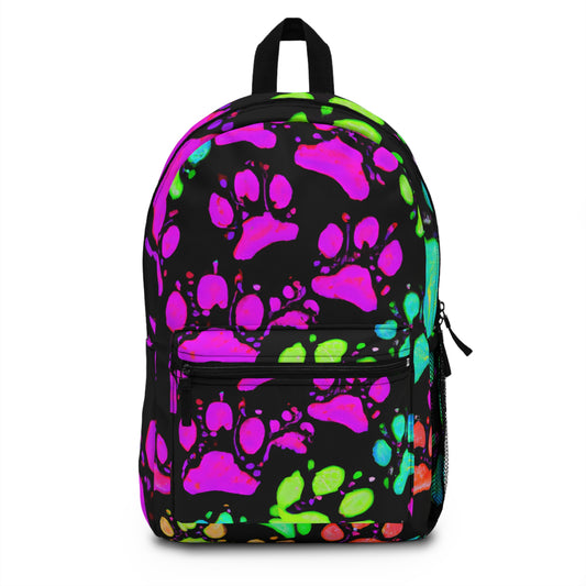 Virgiline Montague - Paw Print - Backpack