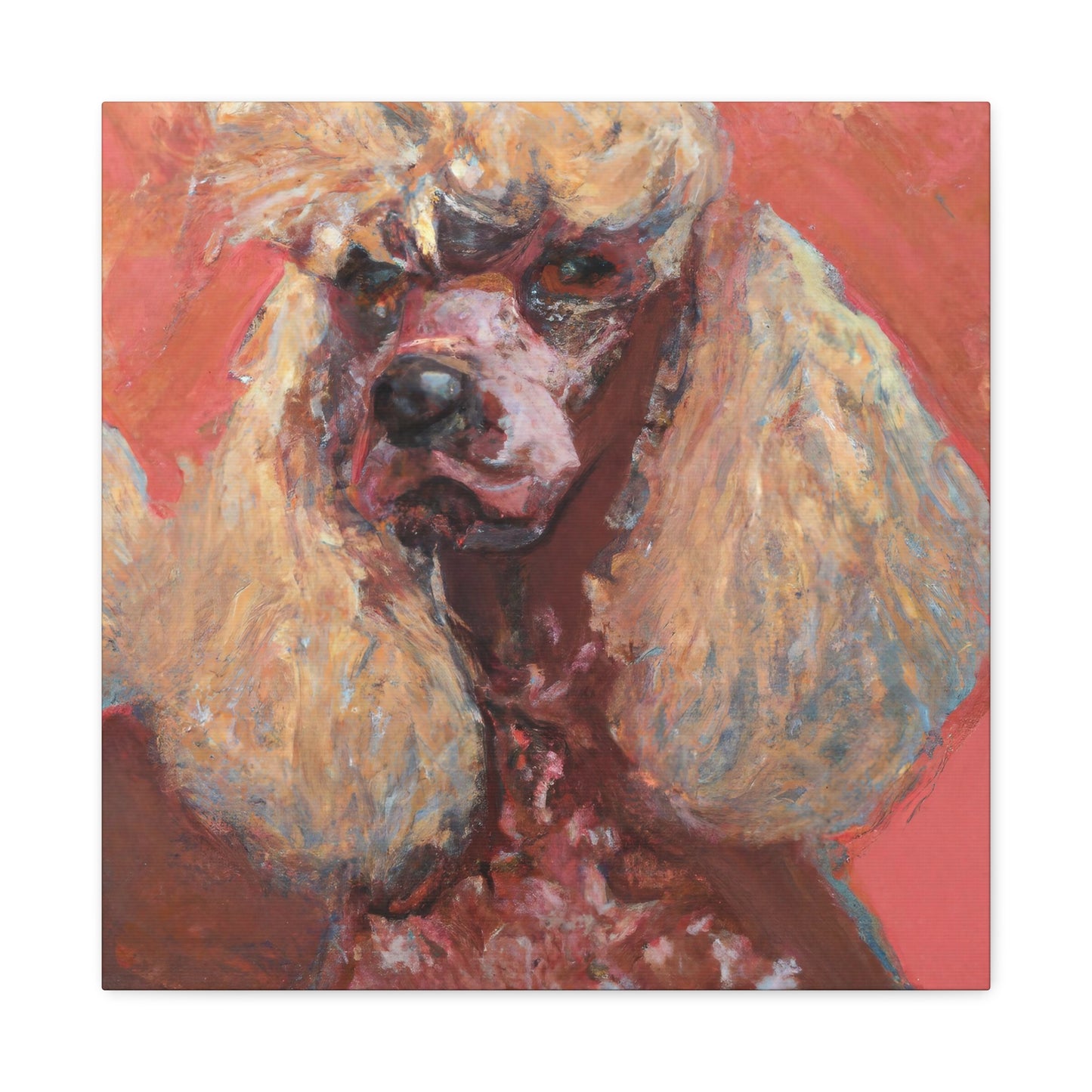 Monique de Beaumont - Poodle - Canvas