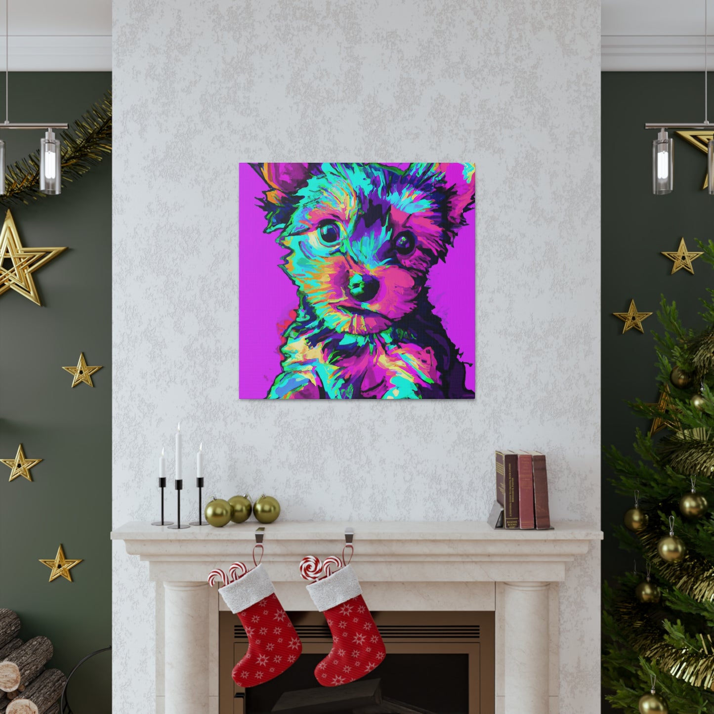 Eutivicious Vinteros - Yorkie Puppy - Canvas