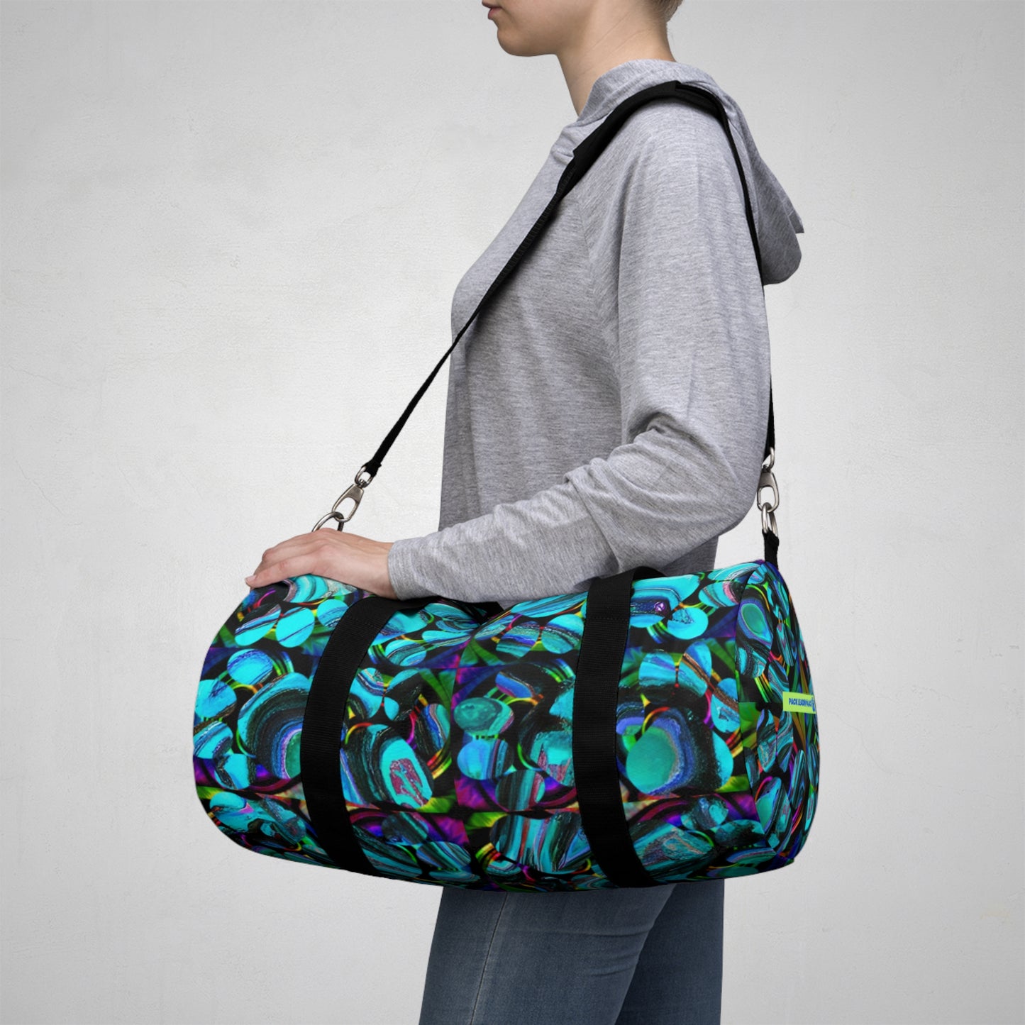 Jacques Flourescence - Paw Print - Duffel Bag