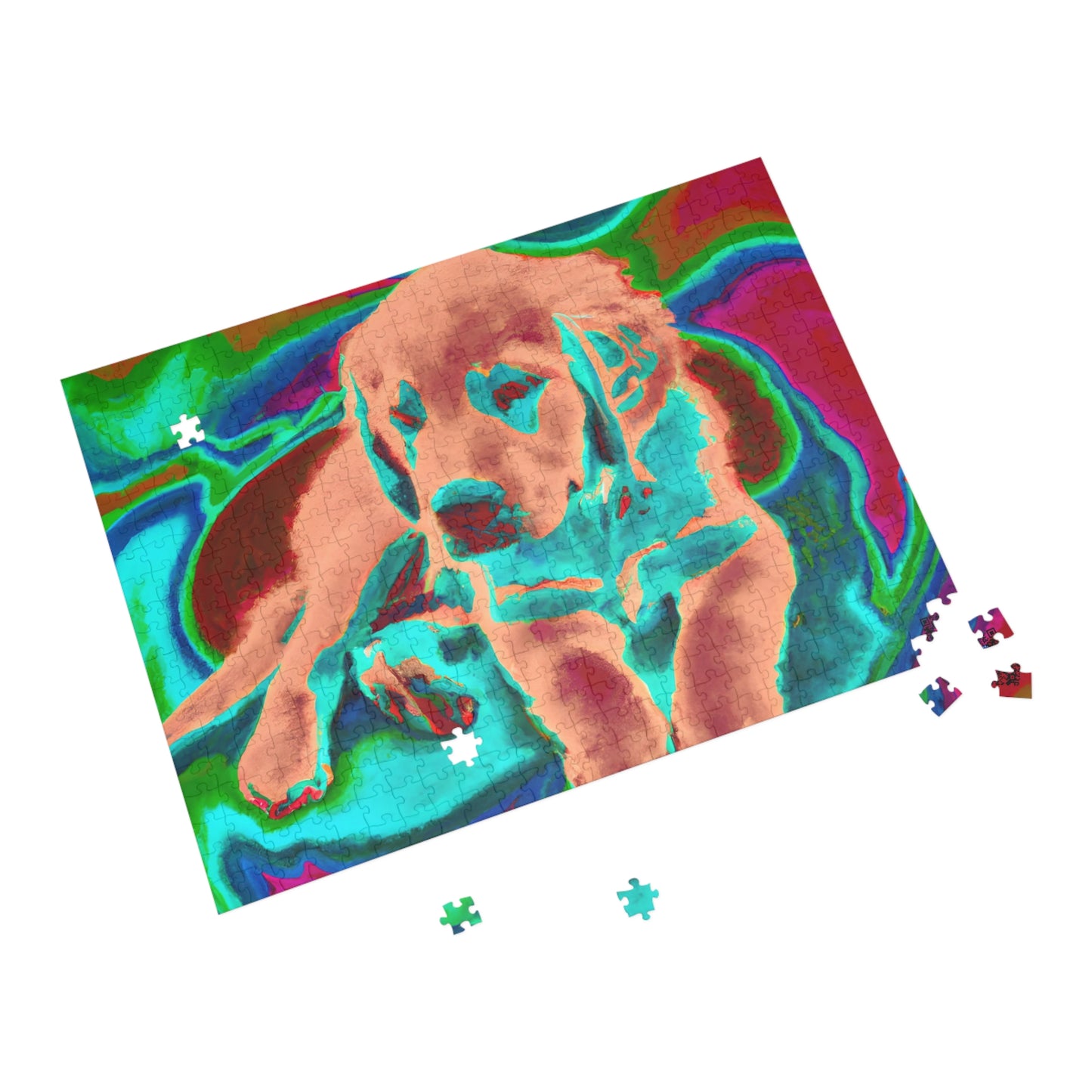 Aurélie Exploration. - Golden Retriever Puppy - Puzzle