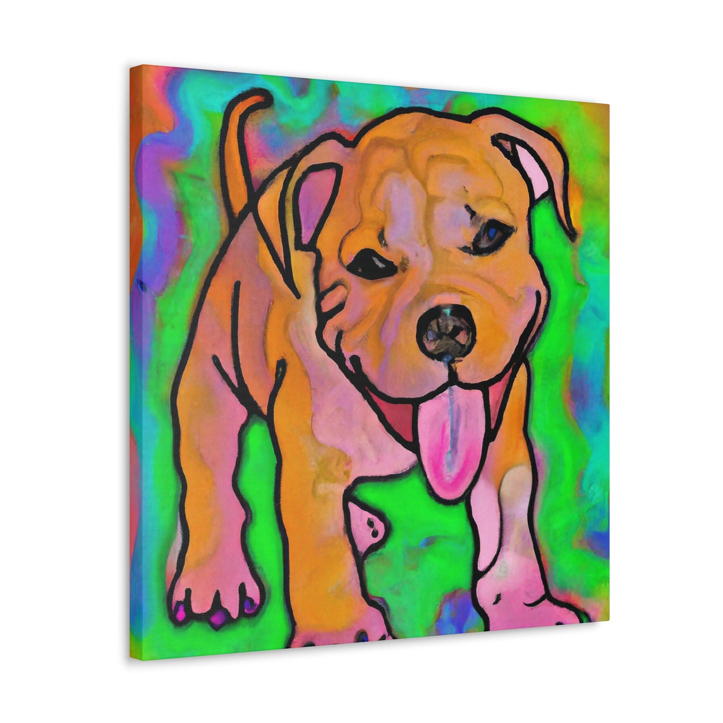 Aristonte Royaltye - Pitbull Puppy - Canvas