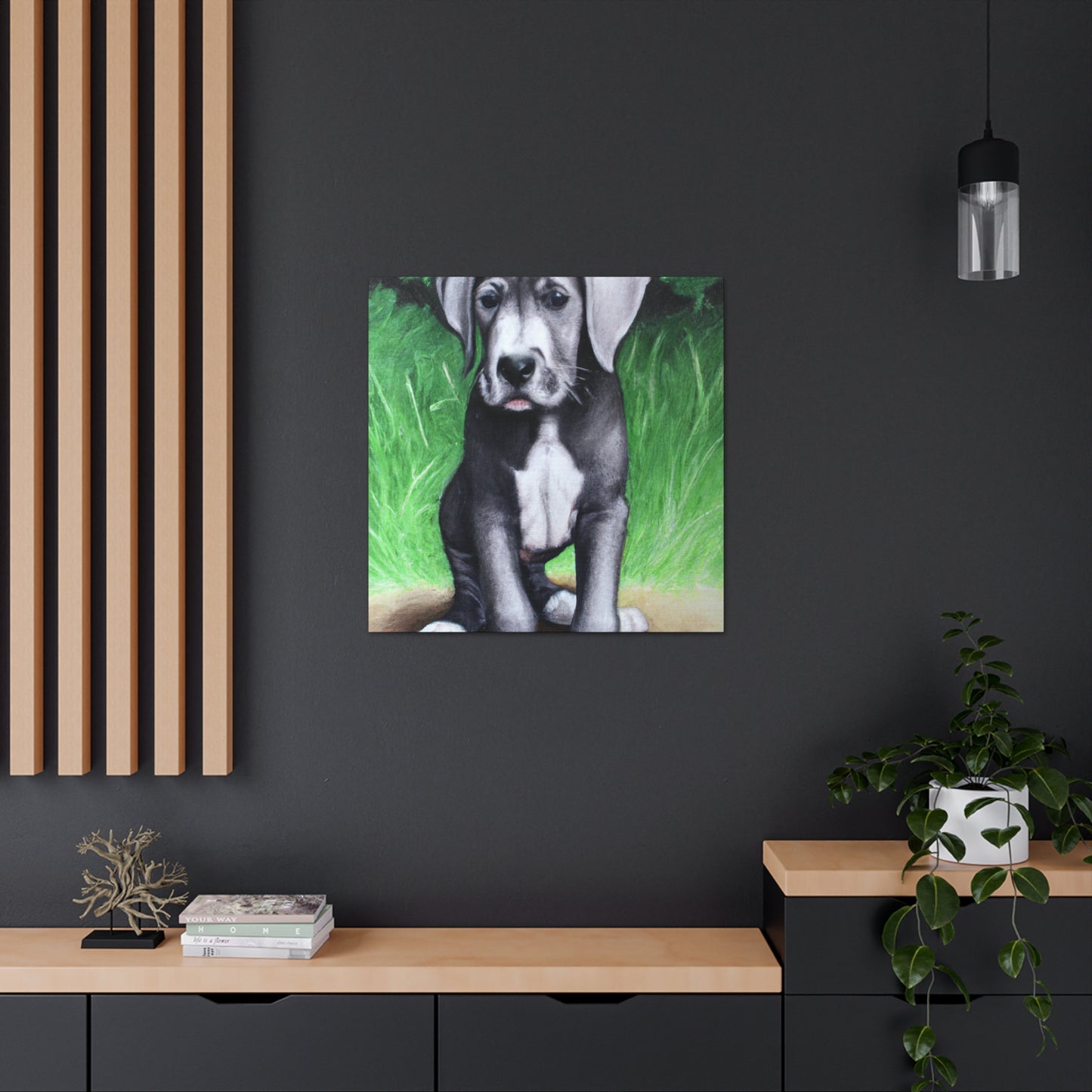 Countess Aurelia de Remirecourt (Great Dane) - Canvas