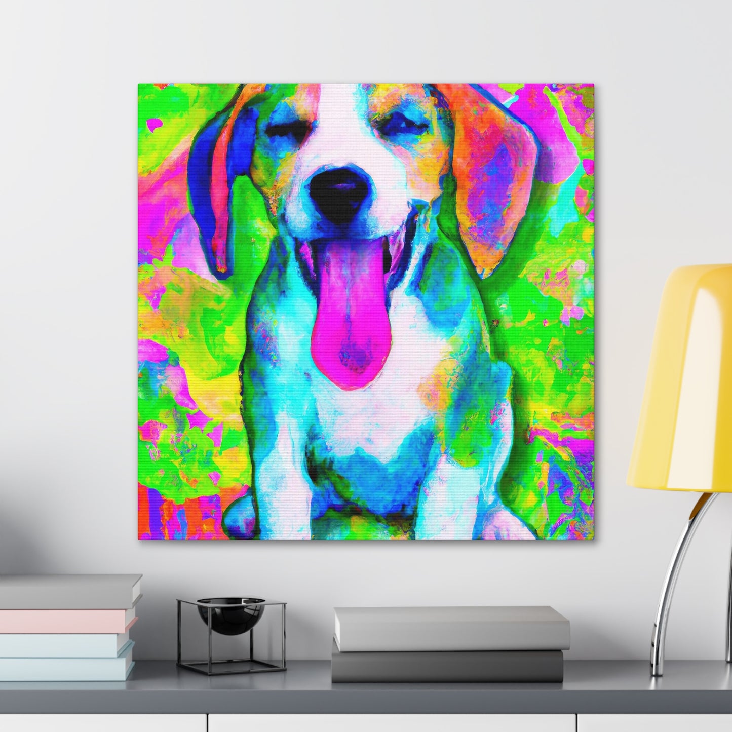 Eldrid de'Medici - Beagle Puppy - Canvas