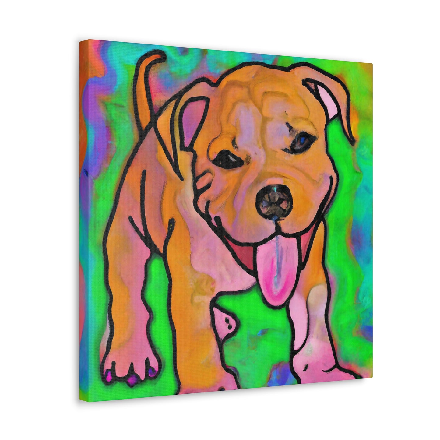 Aristonte Royaltye - Pitbull Puppy - Canvas