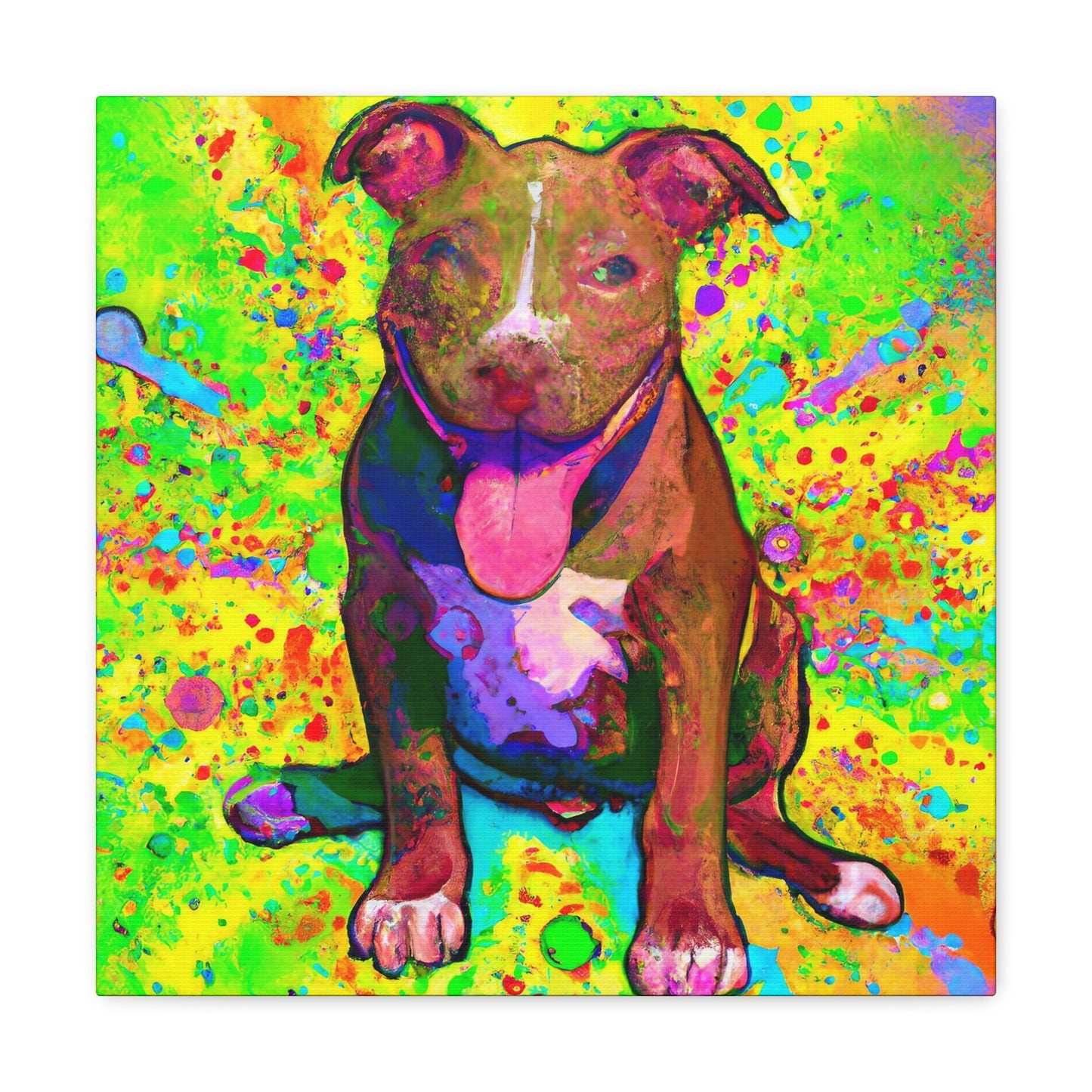 Princess Artemisa of Albion - Pitbull Puppy - Canvas