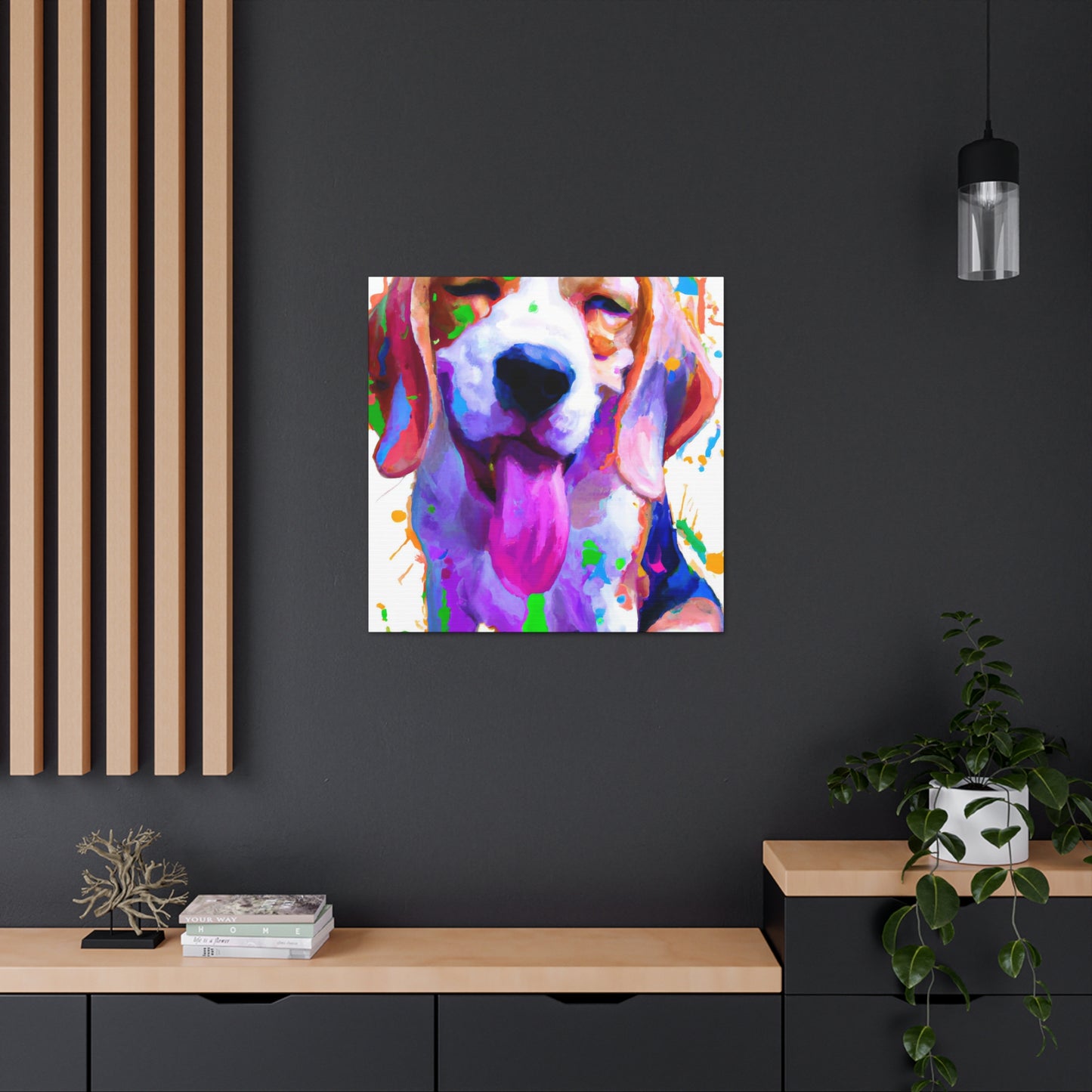 Royal Queenston de LaFayette - Beagle Puppy - Canvas