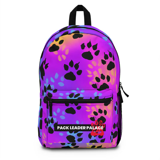 Charlene Lefebvre - Paw Print - Backpack