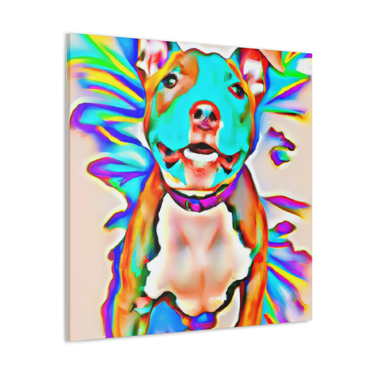Alastair Trelawney - Pitbull Puppy - Canvas