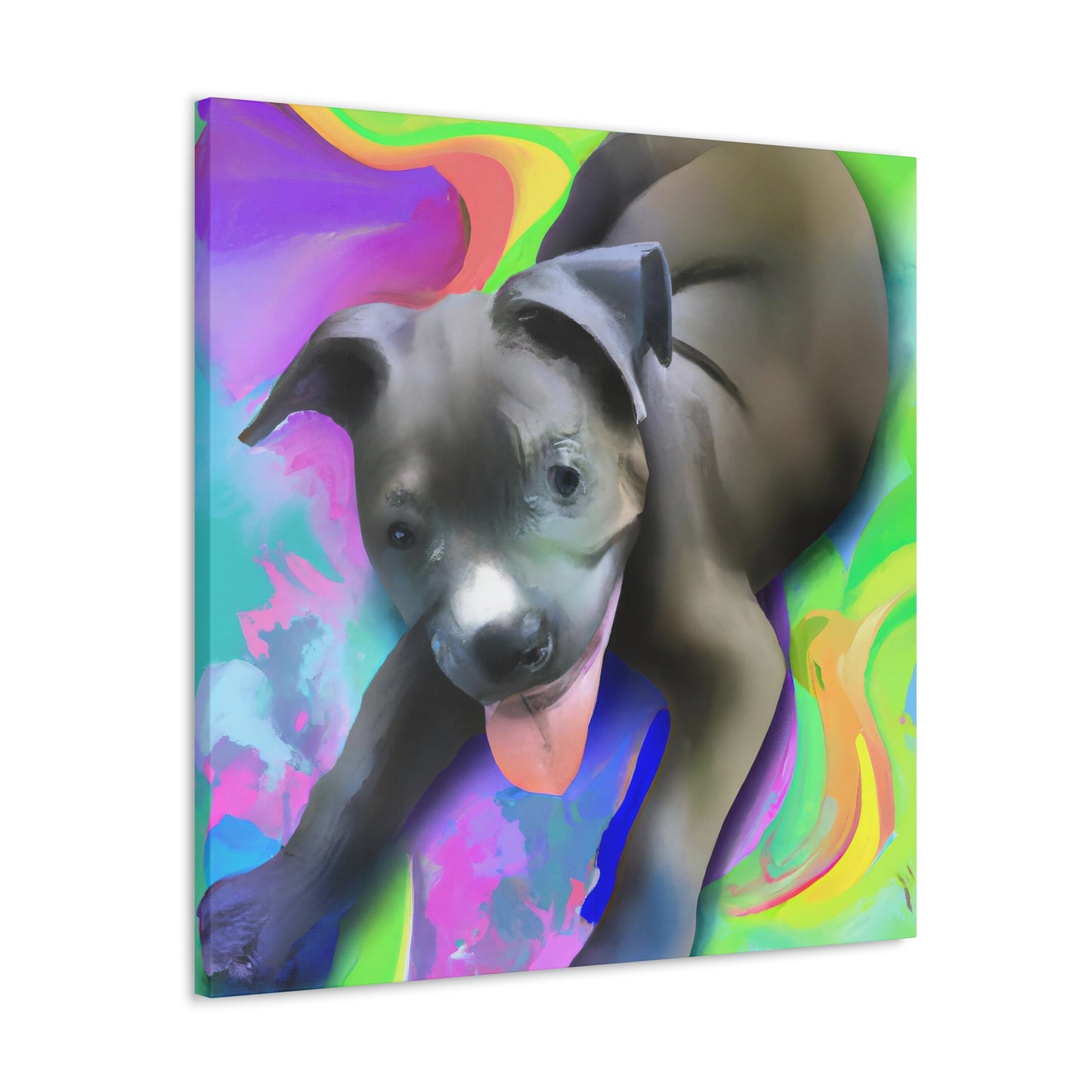 Baroness Amalthea Valancephon - Pitbull Puppy - Canvas